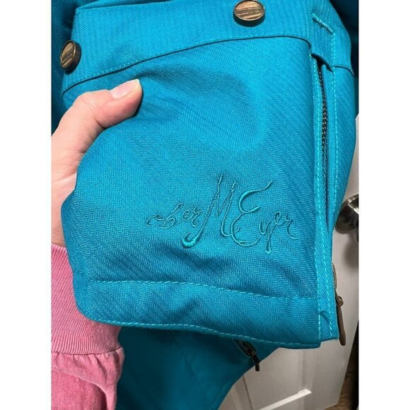 Obermeyer | Ski Jacket Parka Sz 14 Teal Turquoise - Picture 8 of 13